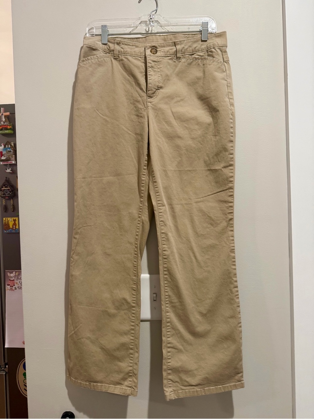 croft & barrow Women’s Straight-Leg Jeans in Khaki